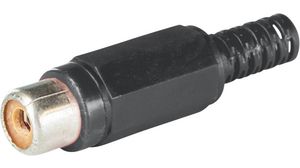 RCA Connector 5mm, Socket, Straight